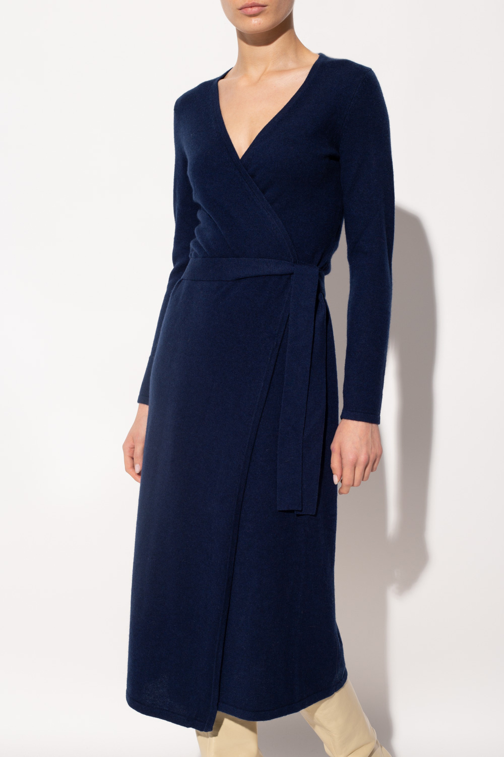 Diane von furstenberg navy hot sale dress